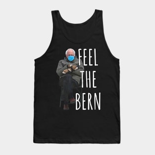 Bernie Sanders Mittens Sitting Inauguration feel the Bern Tank Top